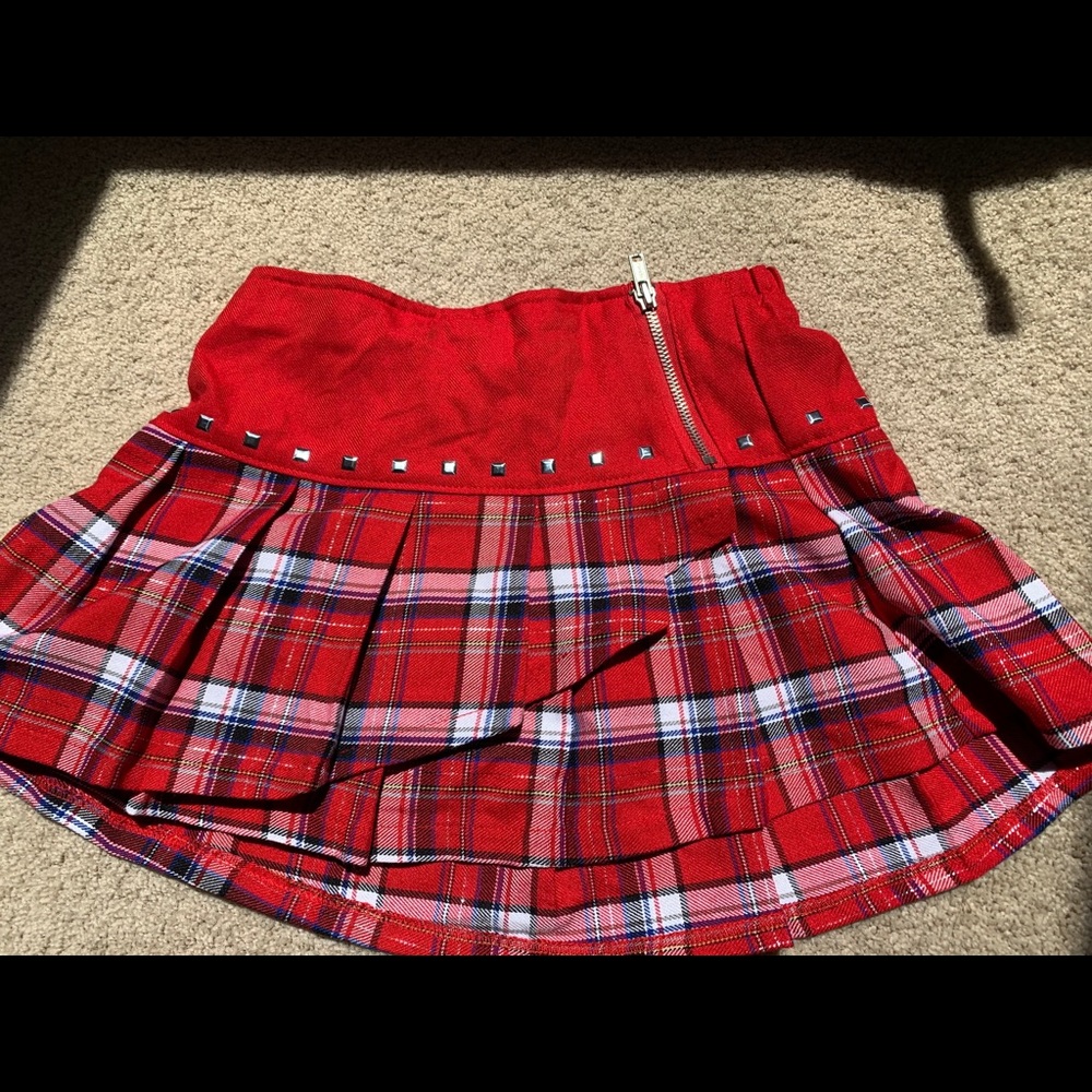 Girls plaid skirt